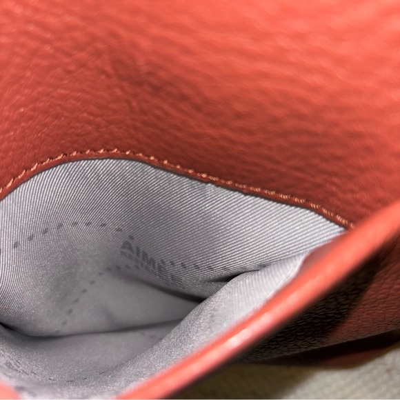 Aimee Kestenberg Tuscany Pebbled Leather & Suede Purse Hobo Bag Terracotta - Picture 8 of 12